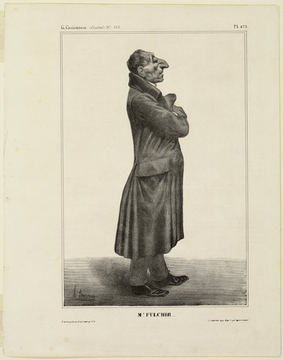 Mr. Fulchir.., plate 273 from Célébrités de la Caricature