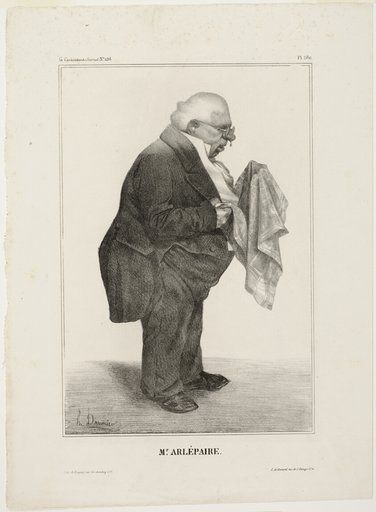 Mr. Arlépaire.., plate 280 from Célébrités de la Caricature