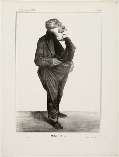 Mr. Étien...., plate 283 from Célébrités de la Caricature
