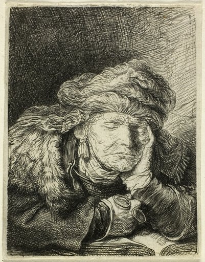 Old Woman Sleeping
