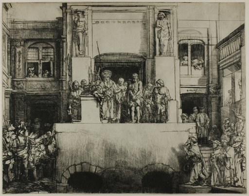 Christ Presented to the People: Oblong Plate