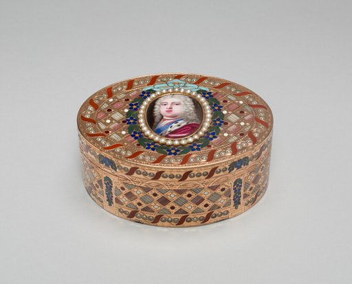 Snuff Box: Portrait of Saxon Prince