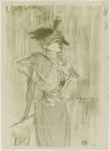 Mademoiselle Marcelle Lender, Standing