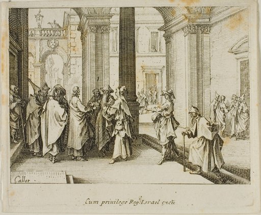 The Tribute to Caesar, from The New Testament