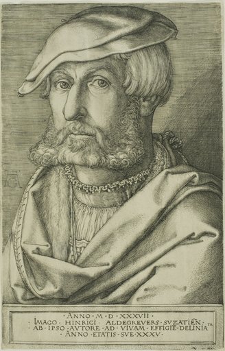 Heinrich Aldegrever, Aged 35