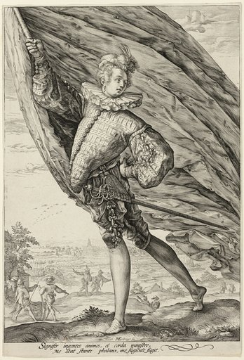 The Standard Bearer, Turned to Left