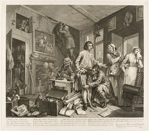 Plate One, from A Rake's Progress