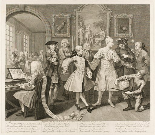 Plate Two, from A Rake's Progress