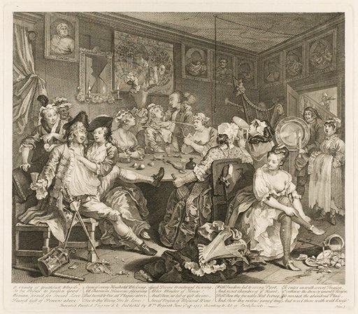 Plate Three, from A Rake's Progress