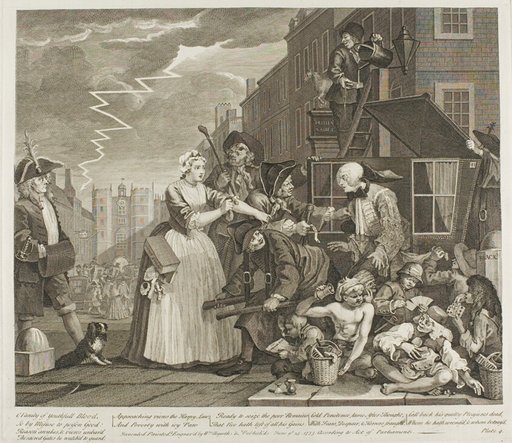 Plate Four, from A Rake's Progress