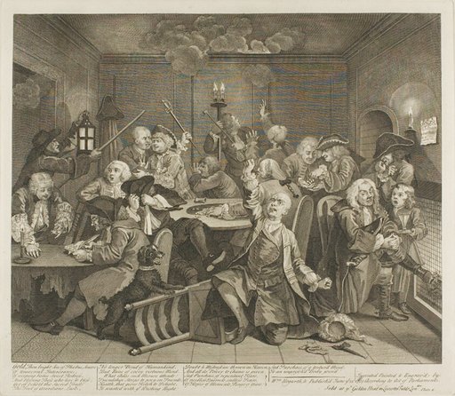 Plate Six, from A Rake's Progress