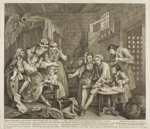 Plate Seven, from A Rake's Progress