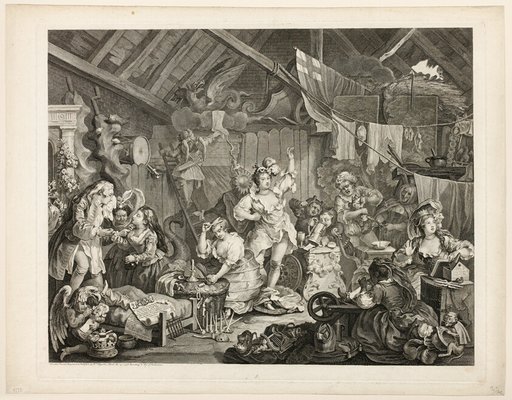Strolling Actresses Dressing in a Barn