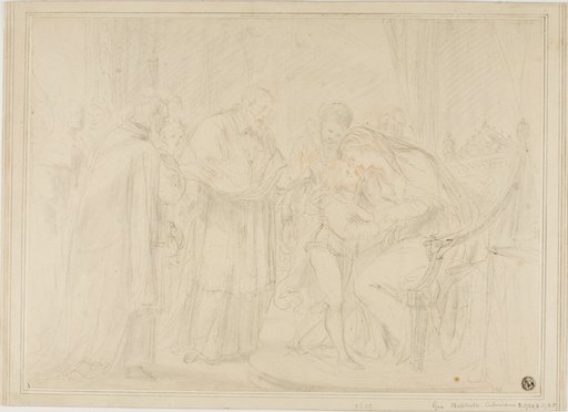 Queen of Edward IV parting with the Duke of York by Order of Richard III