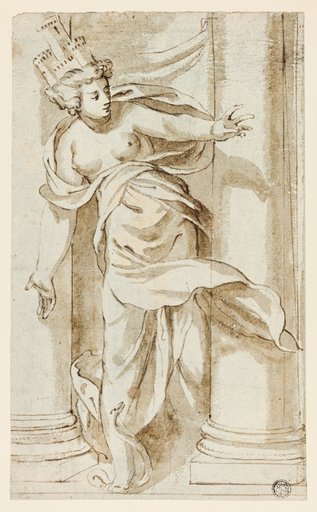 Cybele Stepping on a Serpent