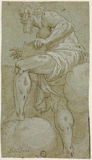 Standing Prophet Holding a Book