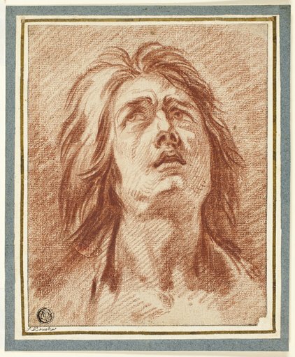 Distress: Head of a Woman Looking Upwards