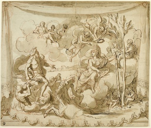 Neptune and Minerva Discussing the Foundation of Athens