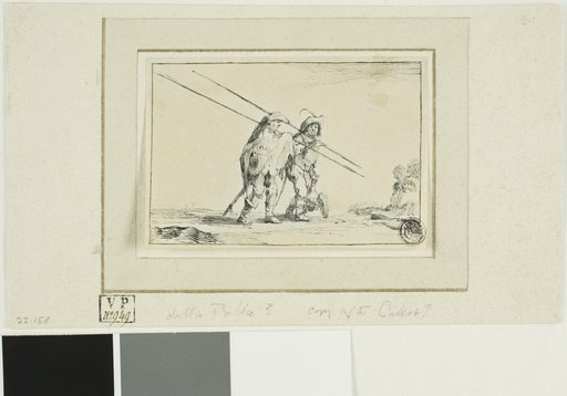 Two Soldiers with Staffs