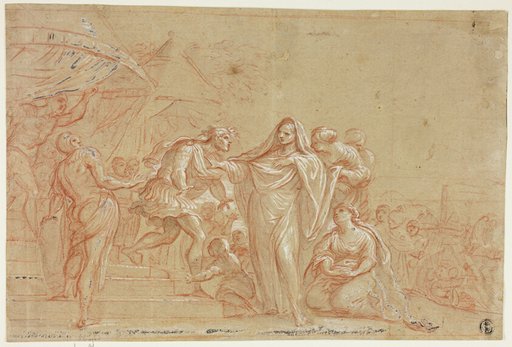 Coriolanus with Veturia and Volumnia at the Volscian Camp