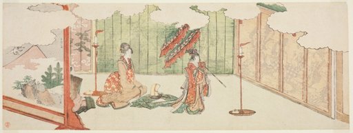 Young girl dancing at nobleman's mansion