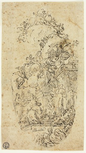 Saint Ildefonso Receiving a Chasuble from the Virgin