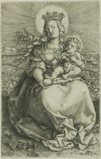 The Virgin on the Grassy Bank