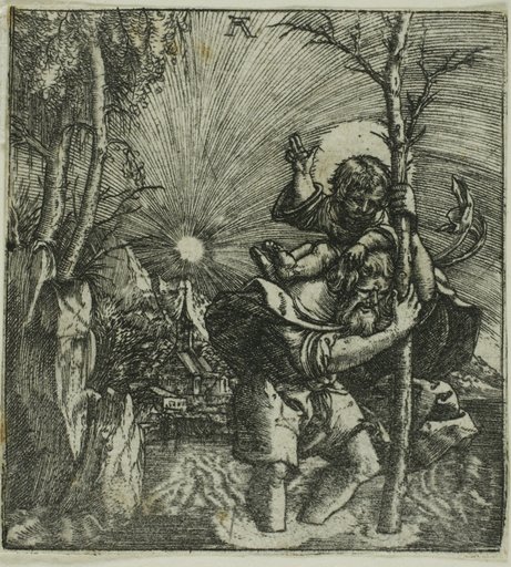 Saint Christopher Carrying the Christ Child
