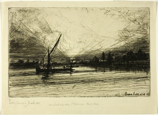 Sunset on the Thames