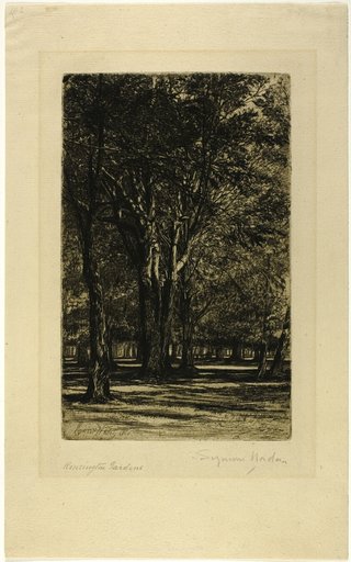 Kensington Gardens, No. II (large plate)