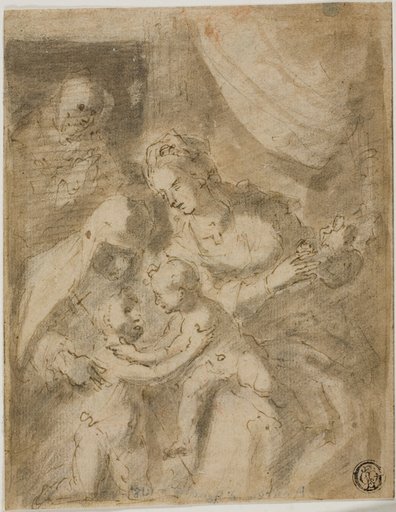 Holy Family with the Infant Saint John and Saint Anne