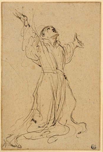 Study for Saint Francis Receiving the Stigmata