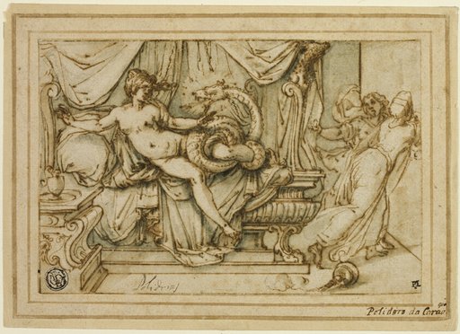 Olympias, Mother of Alexander, Visited by Zeus in the Guise of a Serpent