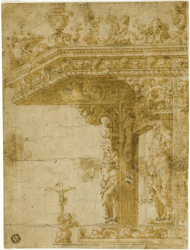 Design for Tomb with Canopy