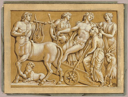 Bacchus in His Chariot with Attendants