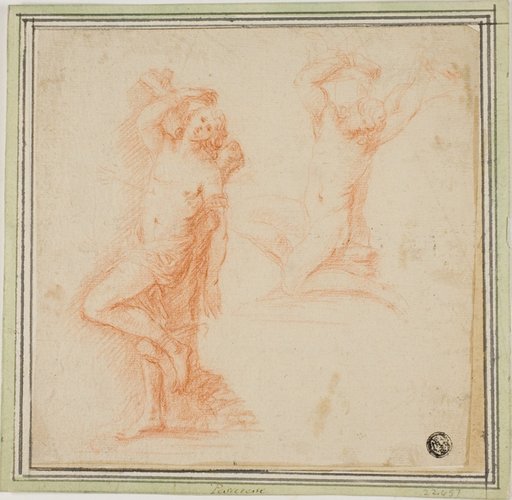 Two Sketches of Saint Sebastian
