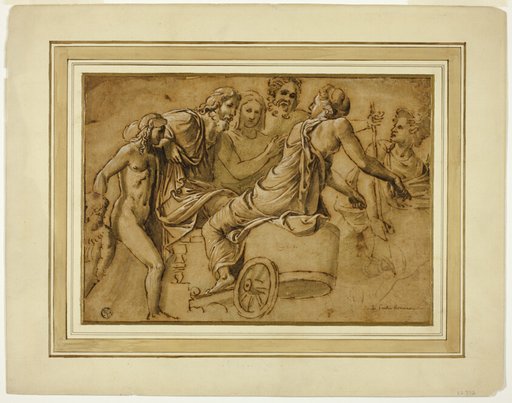 Study for Venus Asking Jupiter for the Services of Mercury as Herald