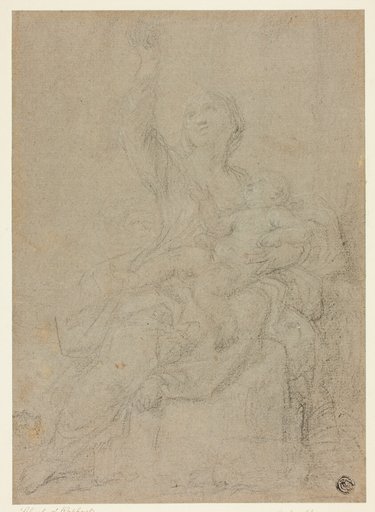 Seated Madonna and Child