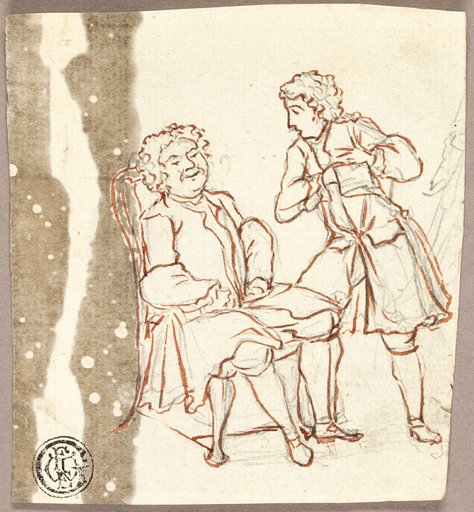 Two Gentlemen in 18th Century Costume