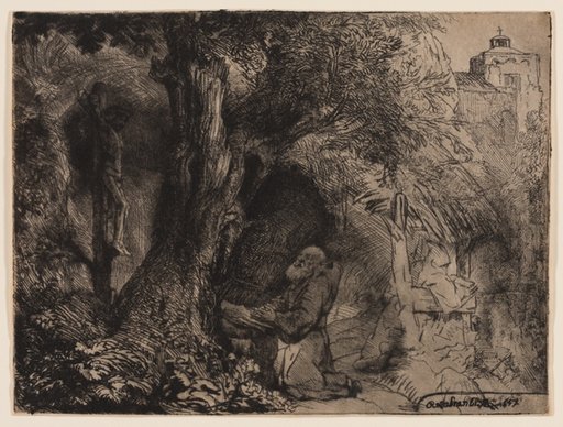 St. Francis Beneath a Tree Praying