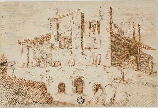 Ruins with Farm Shed