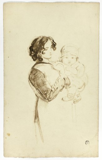 Young Woman Holding Baby