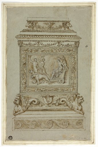 Pedestal with Relief of the Triumph of Ariadne