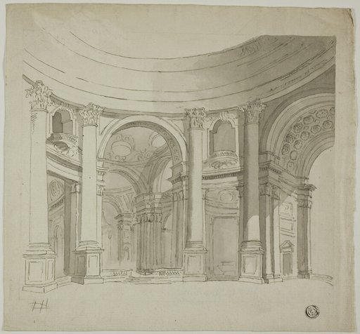 Interior of Domed Church