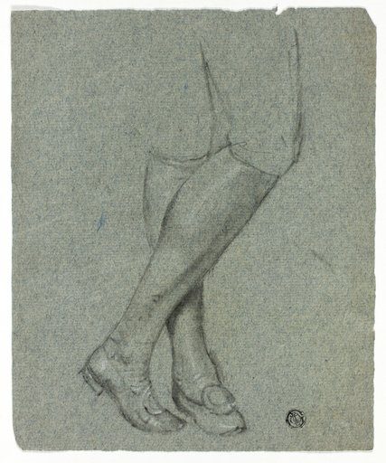 Crossed Legs of Standing Figure