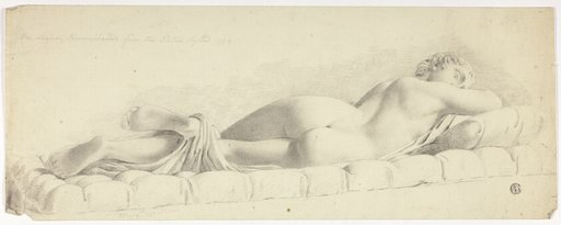 Ancient Statue of Sleeping Hermaphrodite