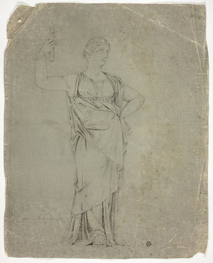 Ancient Statue of Standing Female Figure