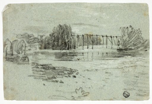 Stream and Trestle Bridge
