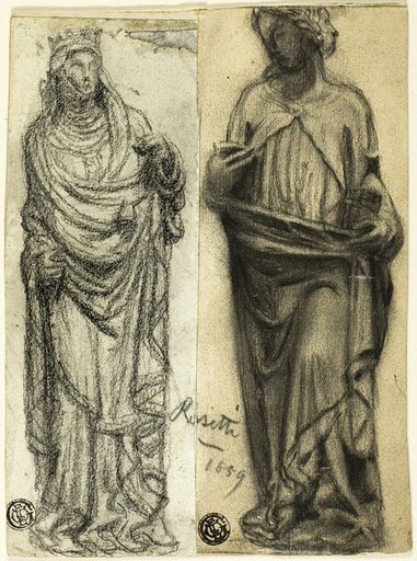 Two Studies of Medieval Sculpture