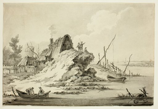Rustic Seaside Scene